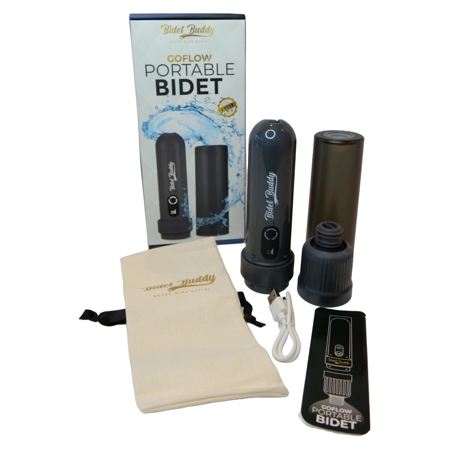 GoFlow Rechargeable Portable Bidet - Bidet Buddy™ - Portable Electric Bidet